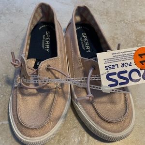 Sperry Girls Lounge Away Jr Sneakers Blush Sparkle